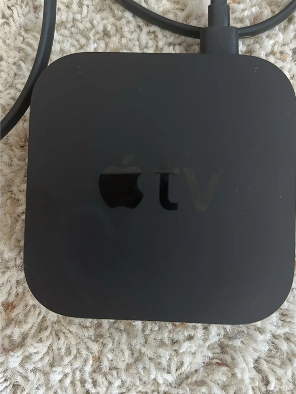 Apple Black TV Streaming Device with Power Cord